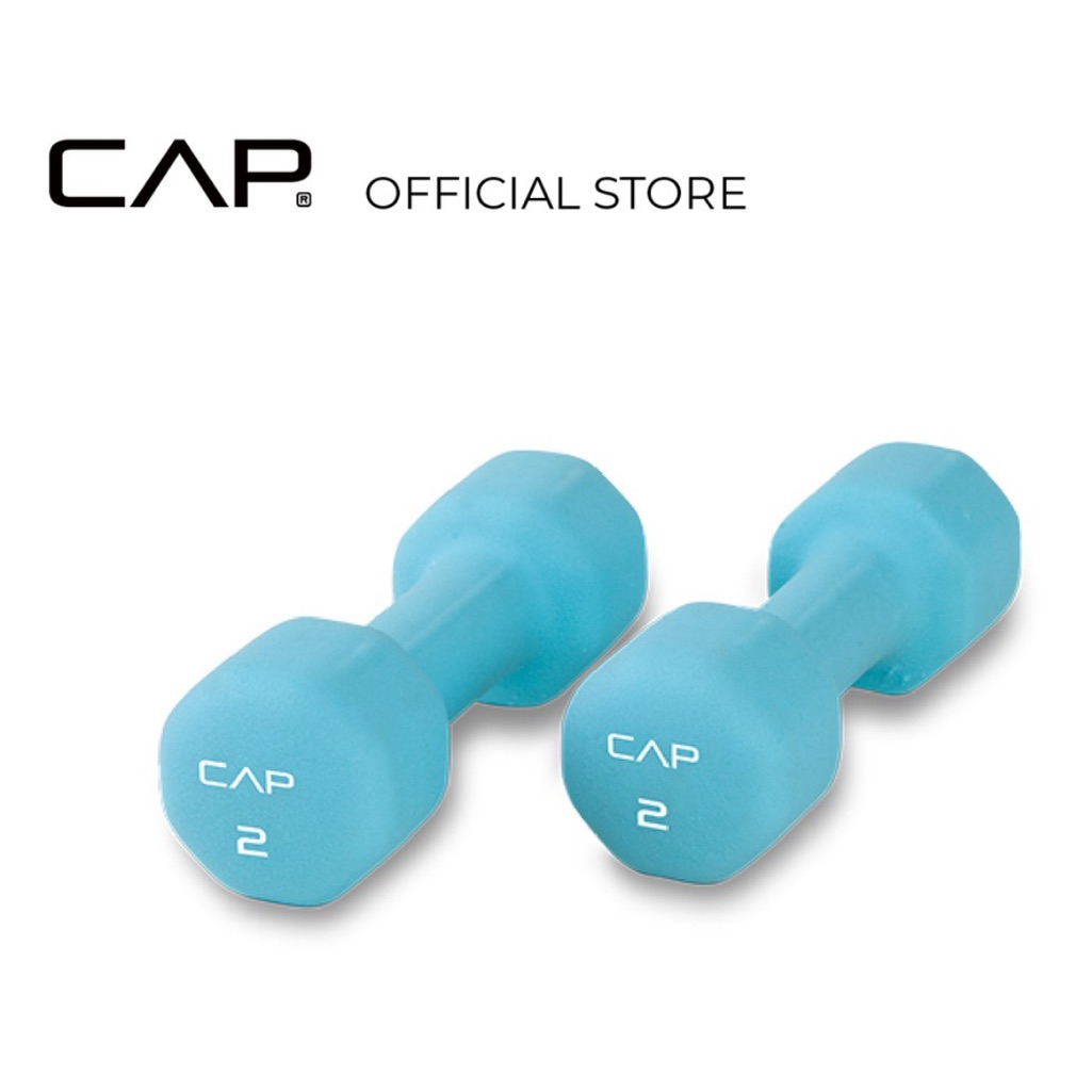 Cap Environment Friendly ColdPressed Neoprene Coated Two Dumbbell Weights